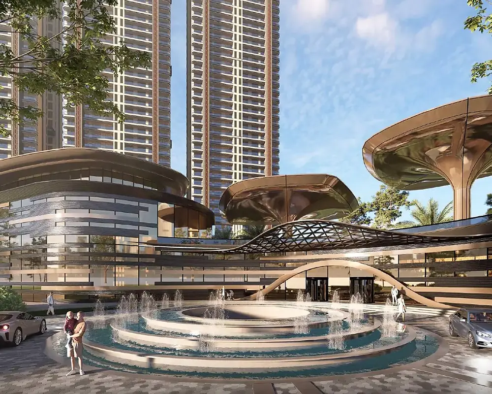 The Elysian Club entrance (artist's impression)